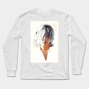 Taehyung baazar Long Sleeve T-Shirt